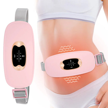 Electric Heating Menstrual Vibration Pad Belt for Period Pain Relief Cramps US