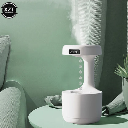 2024 New anti Gravity USB Air Humidifier Ultrasonic Air Purifier with Light 800ML Suspended Water Diffuseur D’Huile Essentielles